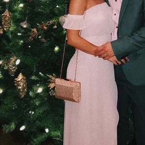 EXPRESS LIGHT PINK MAXI, WORN BUT IN GREAT CONDITION. SIZE 00.